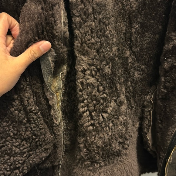 Vintage Brown Jacket with Hood - Picture 7 of 8